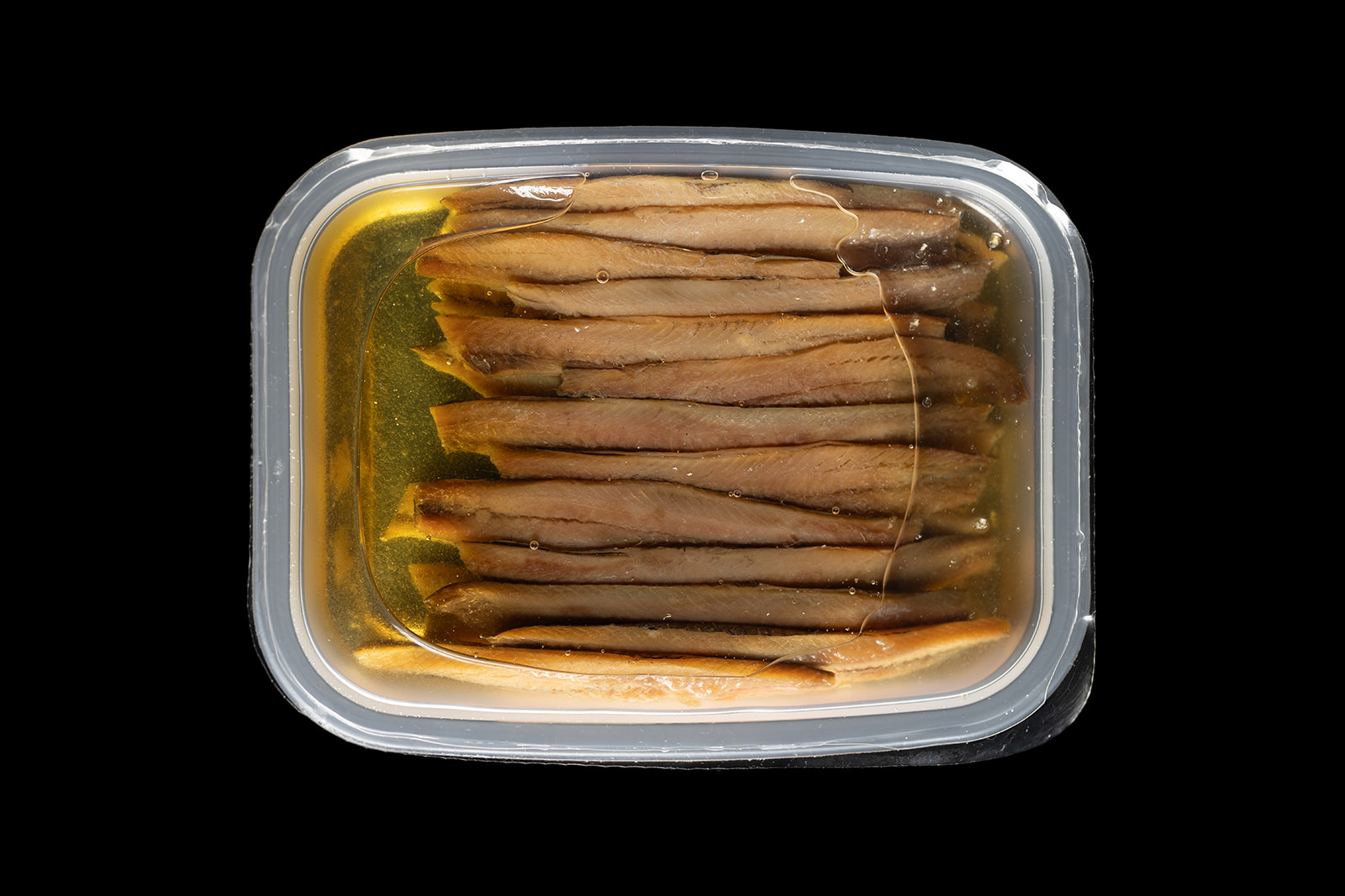 Filete de anchoa en salazón con aceite vegetal