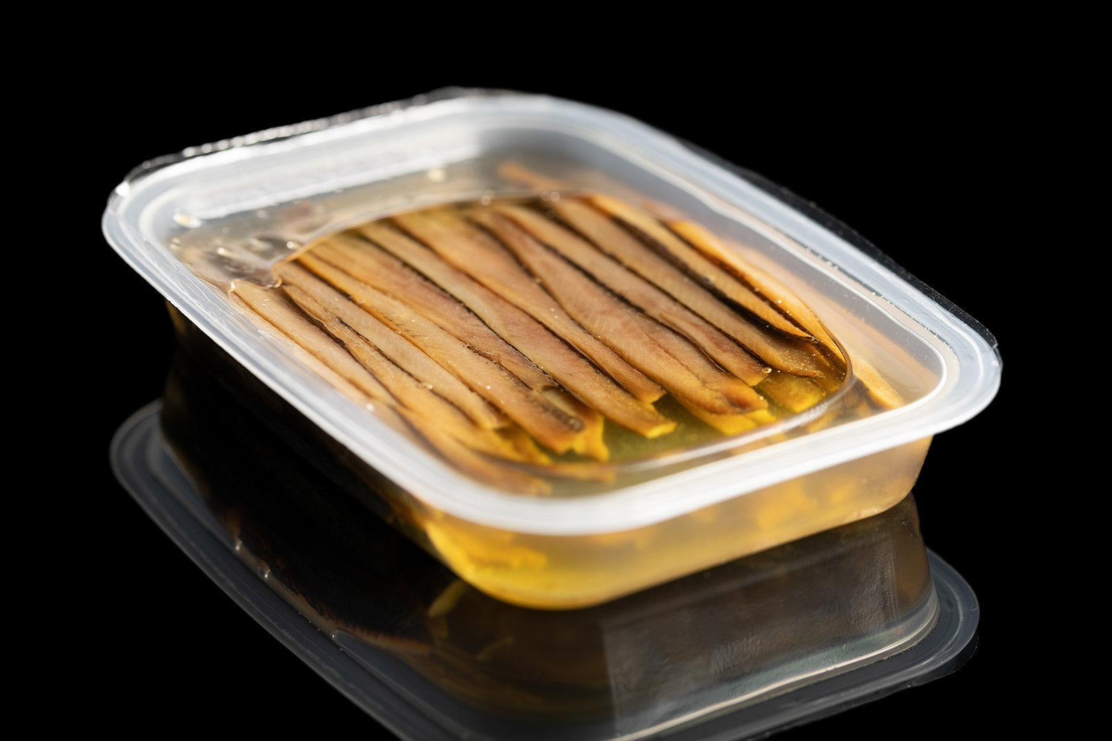 Filete de anchoa en salazón con aceite vegetal